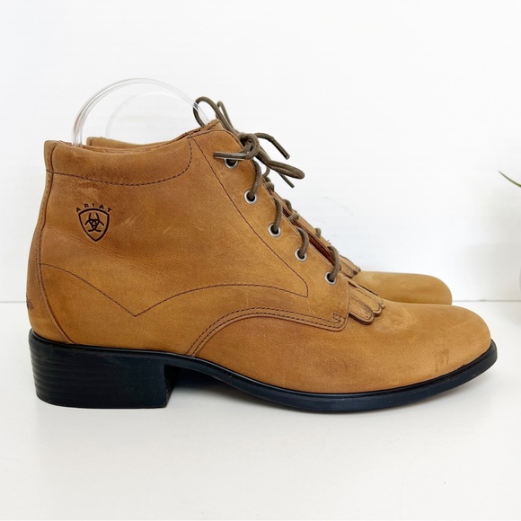 •ARIAT• Kiltie Heritage Paddock Roper Lacer Boots - Picture 3 of 12